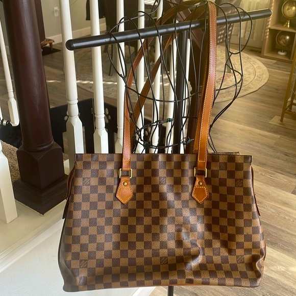 Louis Vuitton Handbags - Louis Vuitton 100th Anniversary Centenaire Damier Ebene Columbine Zip Tote 99lv7